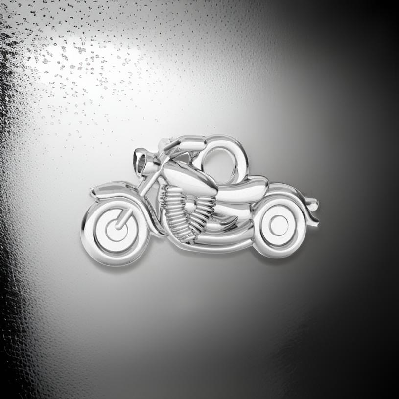 Ciondolo Moto Chopper - LAB.0.925