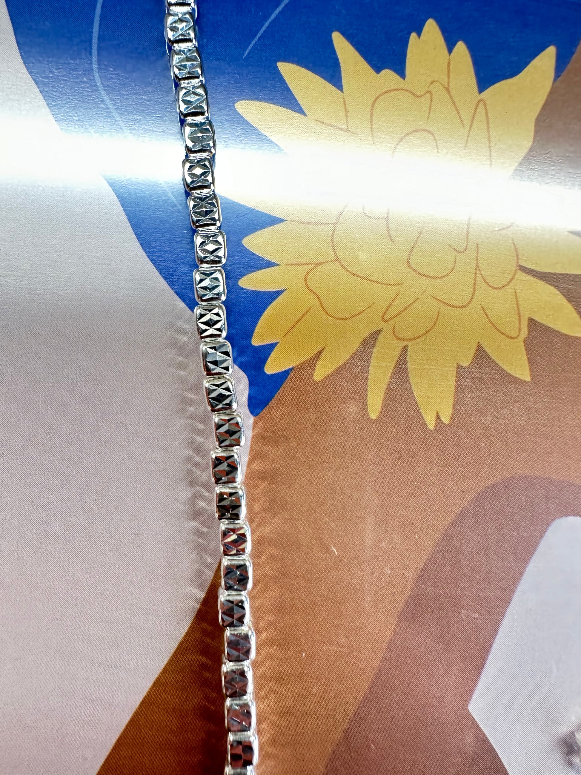 Bracciale cubotti sfacettati - LAB.0.925