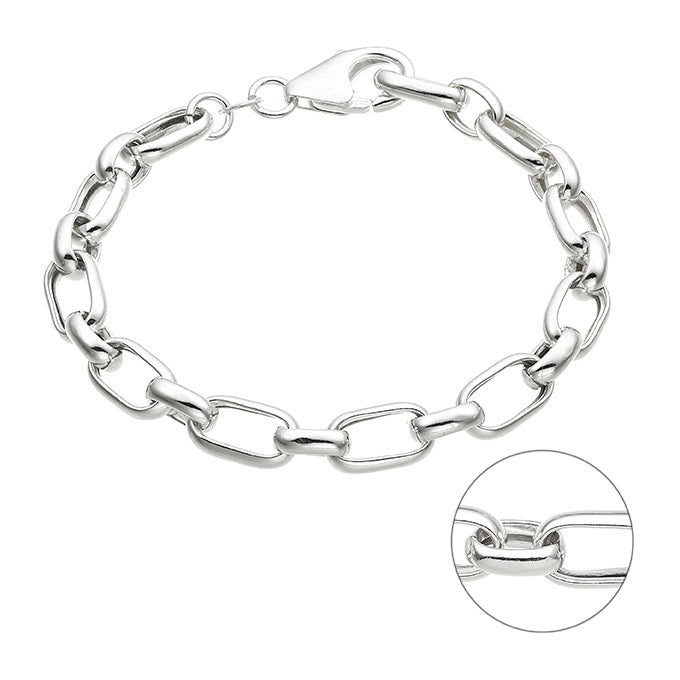 Bracciale Catena Irregolare - LAB.0.925