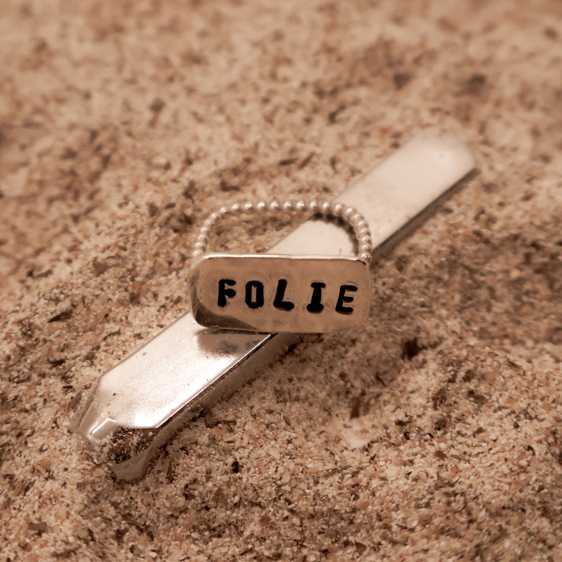 Anello Placchetta - LAB.0.925