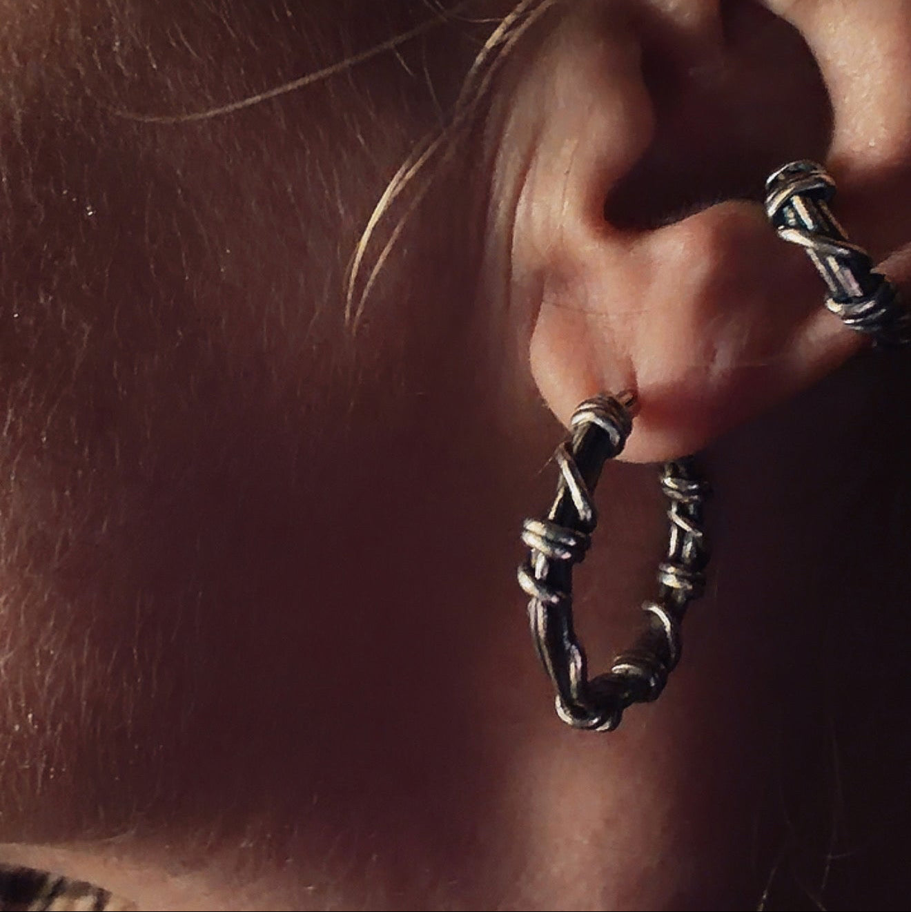 Orecchini Doppio filo