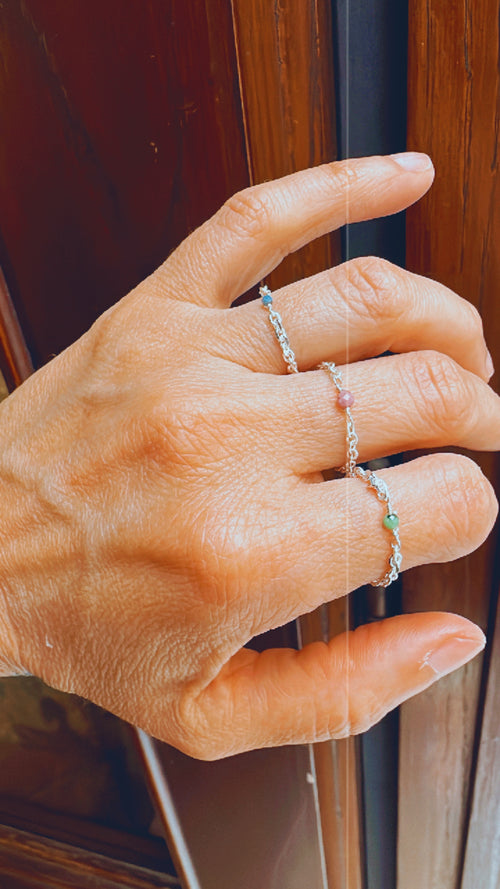 Anello Catena sottile - LAB.0.925