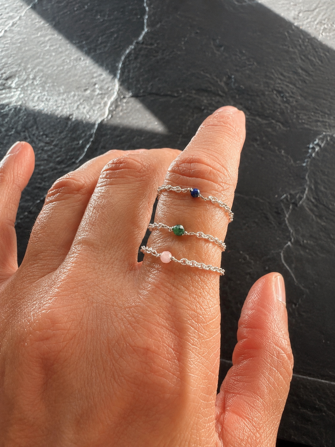 Anello Catena sottile