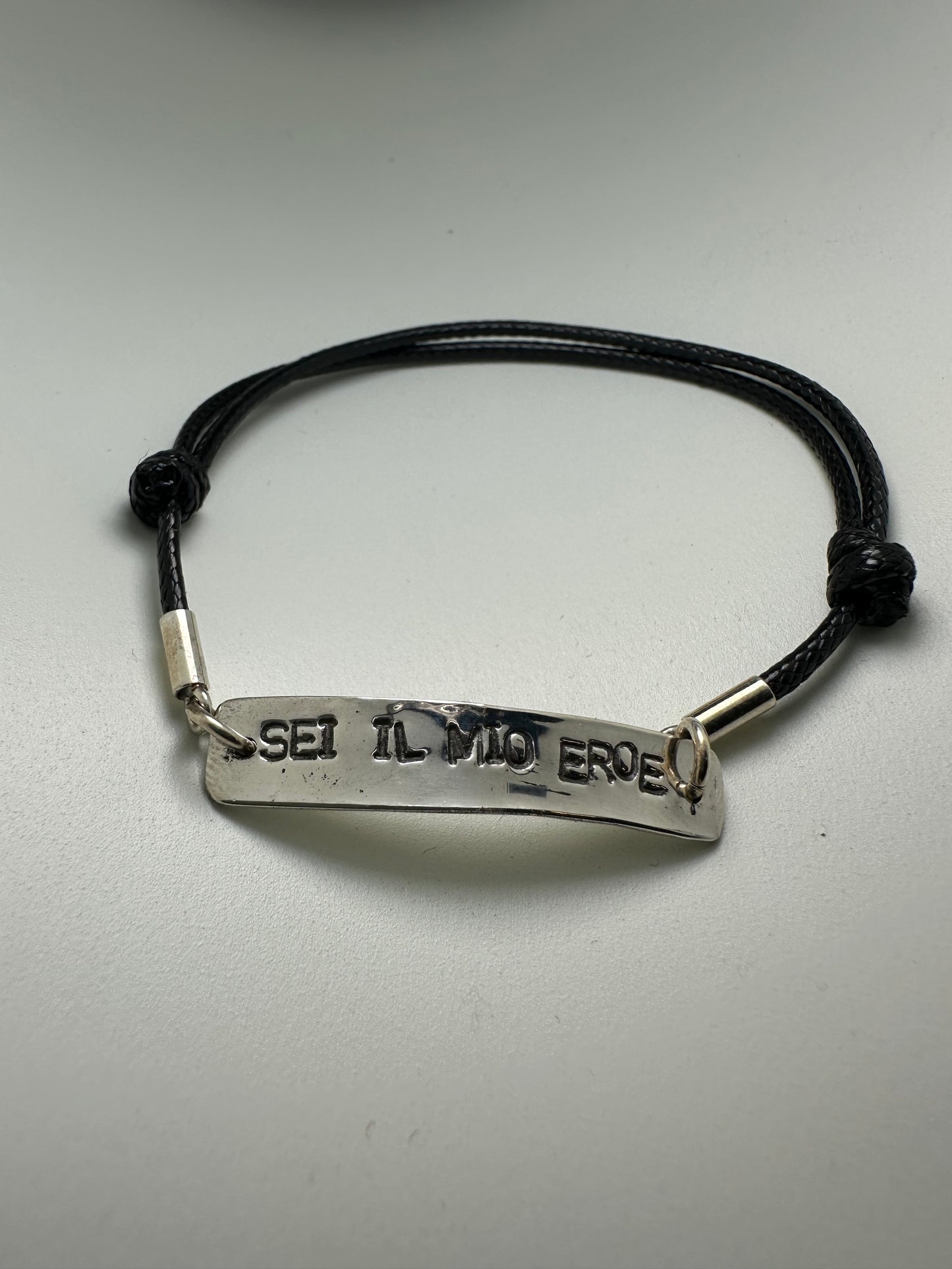 Bracciale Corda con Incisione