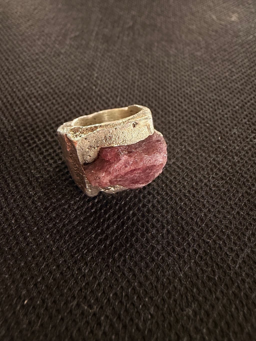 Anello Cuore di Lava - LAB.0.925