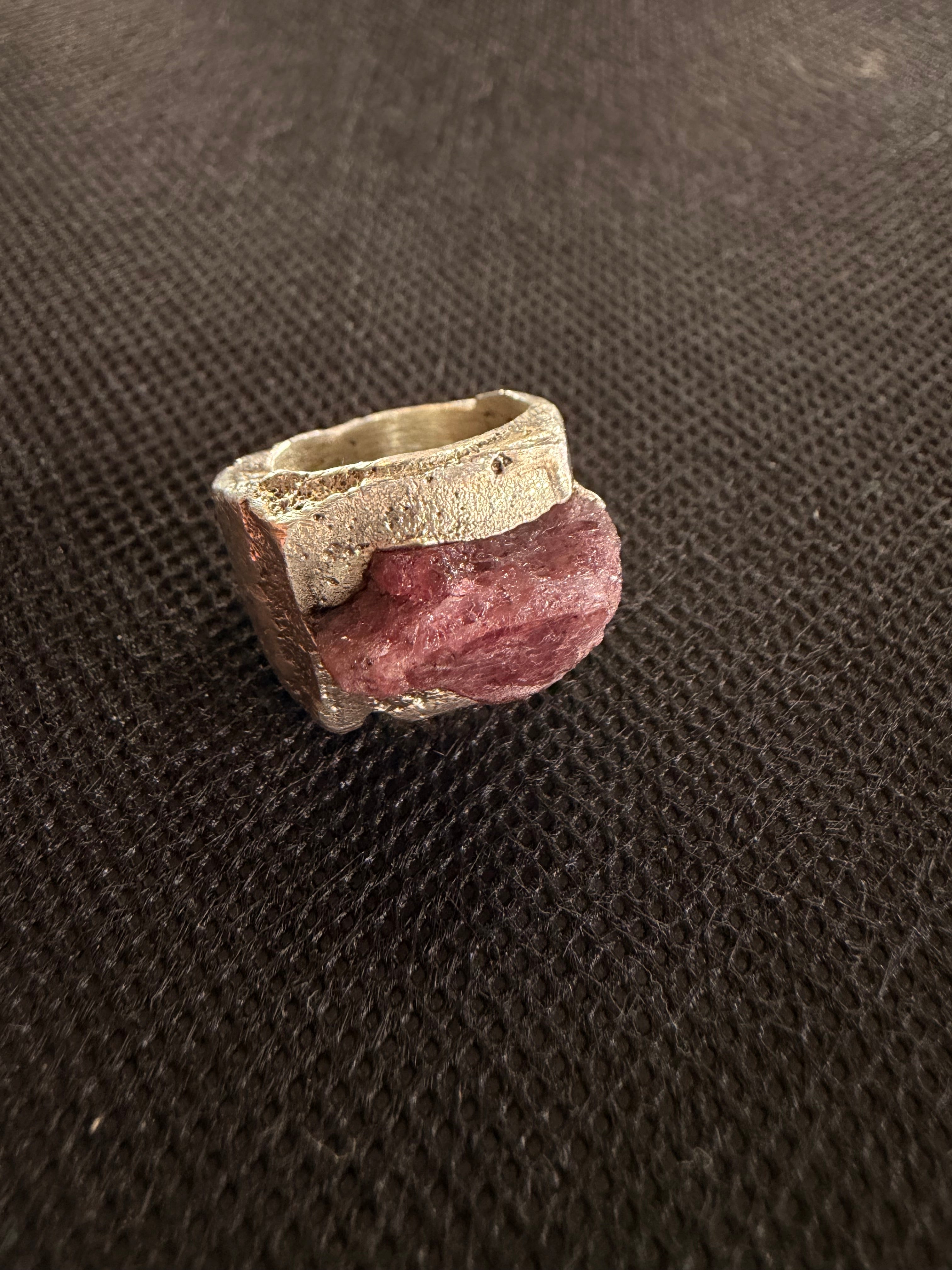 Anello Cuore di Lava - LAB.0.925