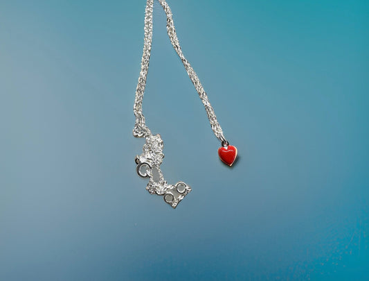 Collier Coeur Rouge