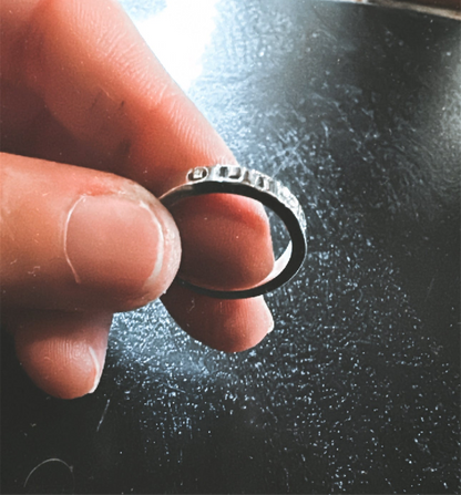 3x2 wedding ring