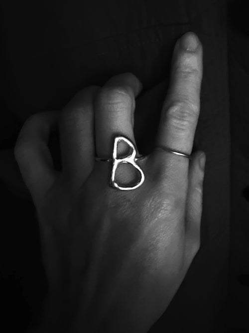 Anello Lettera - LAB.0.925