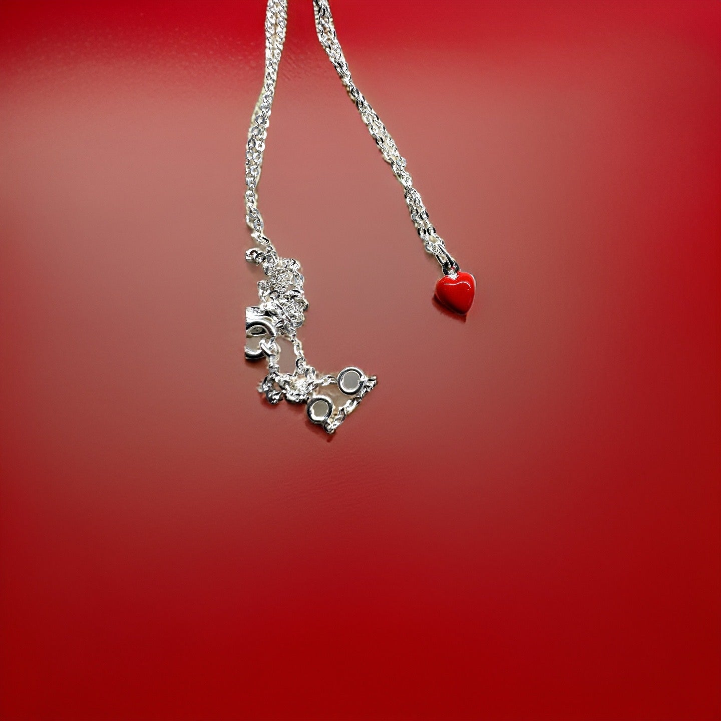 Collana Heart  Red