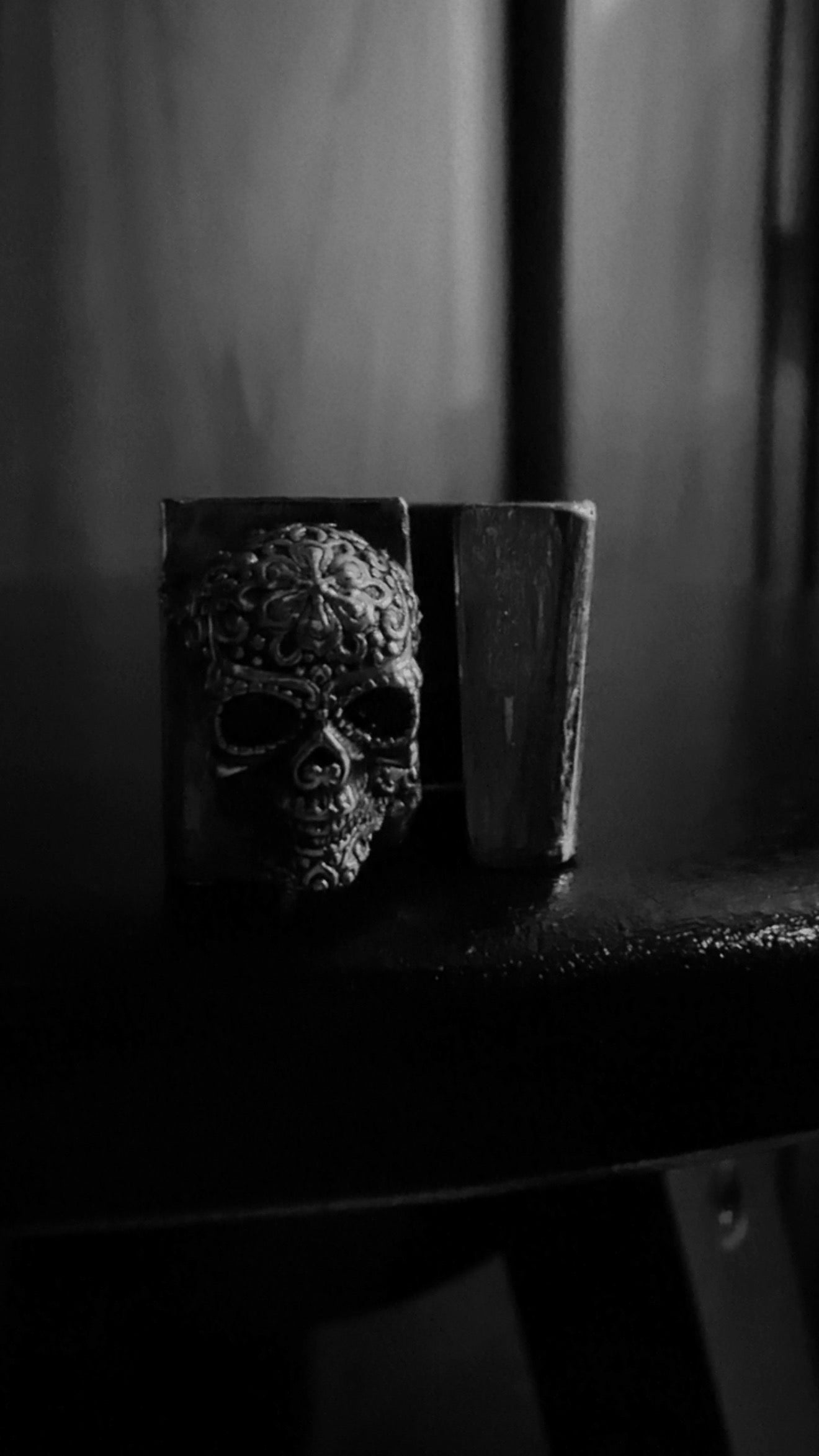 Anello Cubico con Teschio