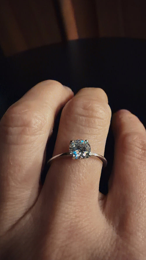 Anello Solitario - LAB.0.925