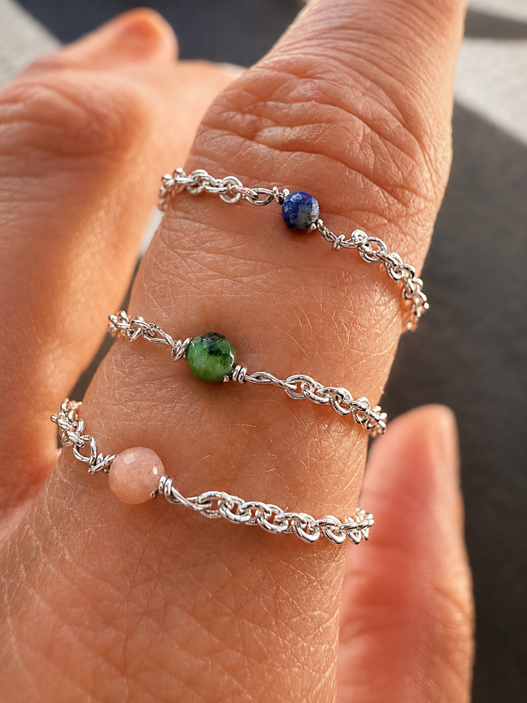 Anello Catena sottile