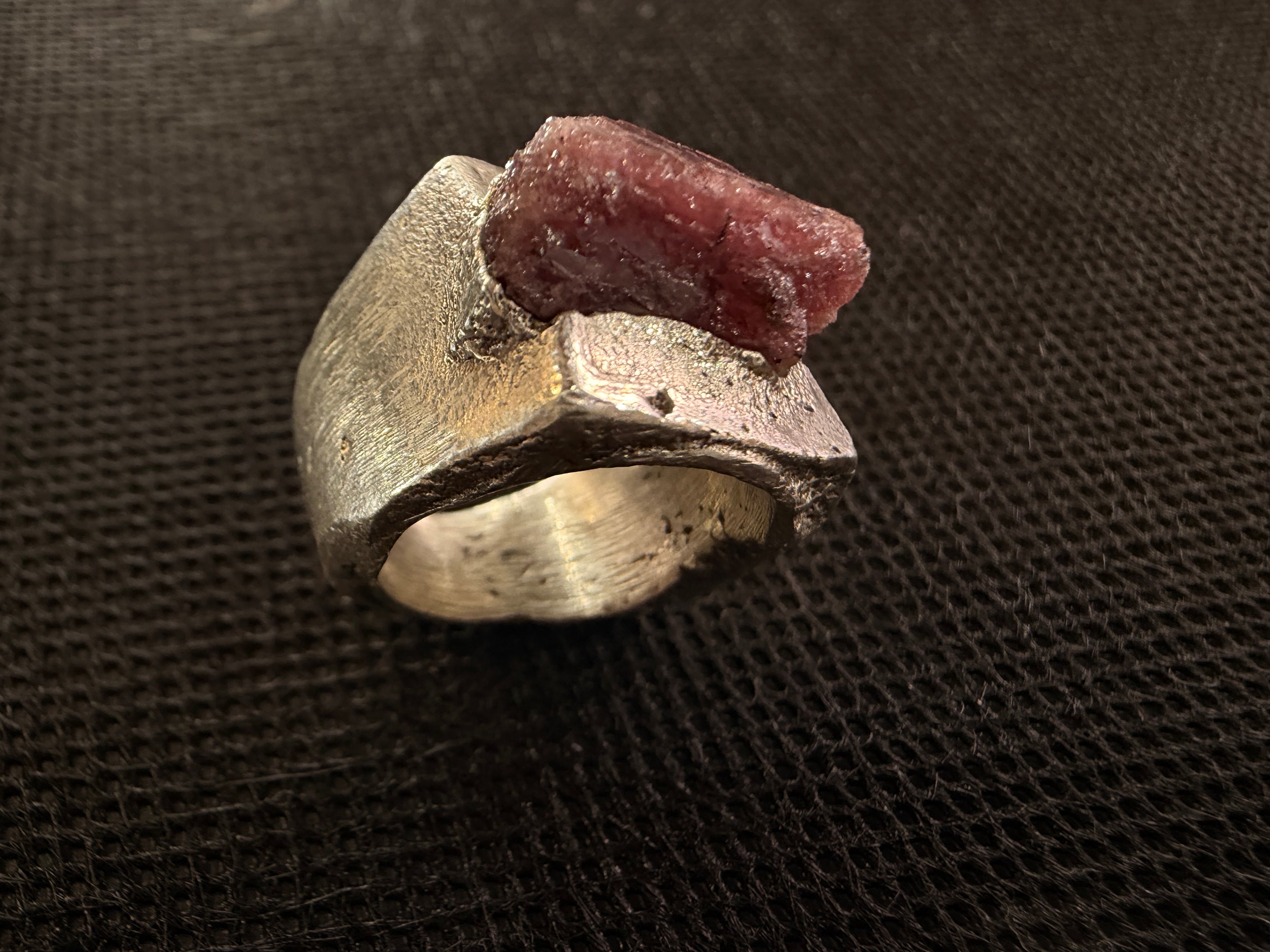 Anello Cuore di Lava - LAB.0.925