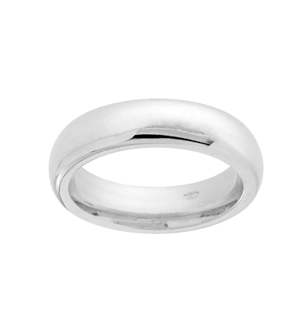 Domed band ring