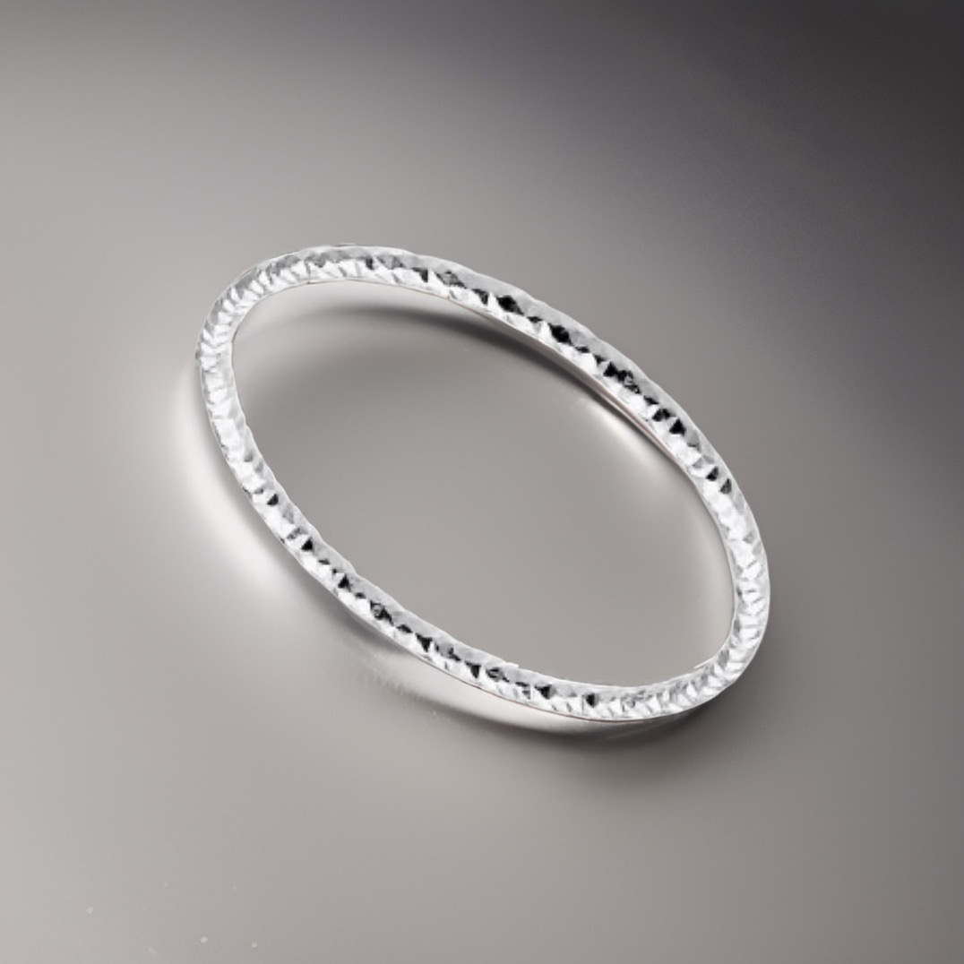 Anello Filo Sfacettato - LAB.0.925
