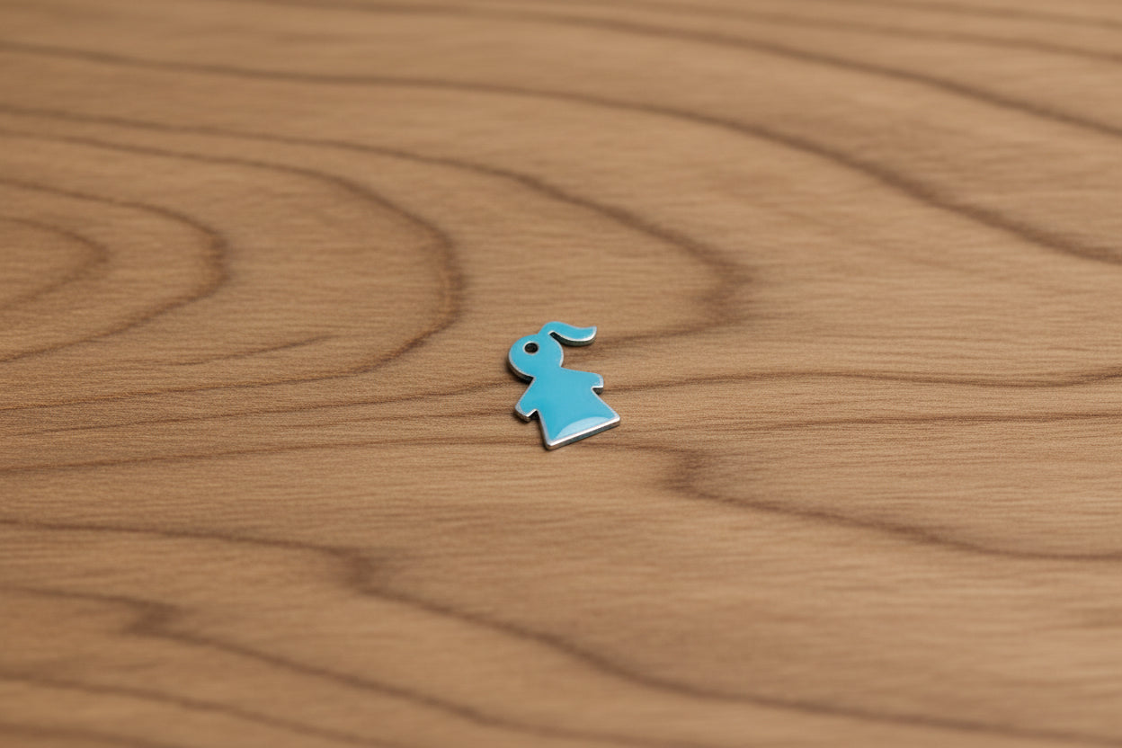 Ciondolo Bimba Stilizzata - LAB.0.925