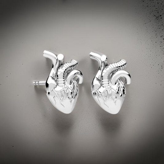 Anatomical Heart Earring