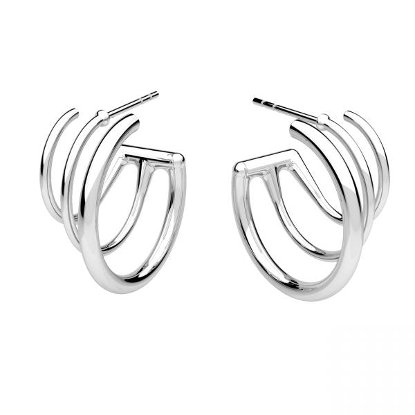 Orecchino 3 cerchi - LAB.0.925