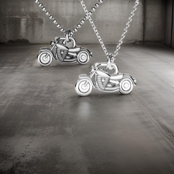 Chopper Motorcycle Pendant