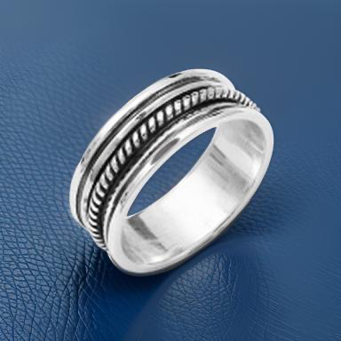 Band ring with wedding band