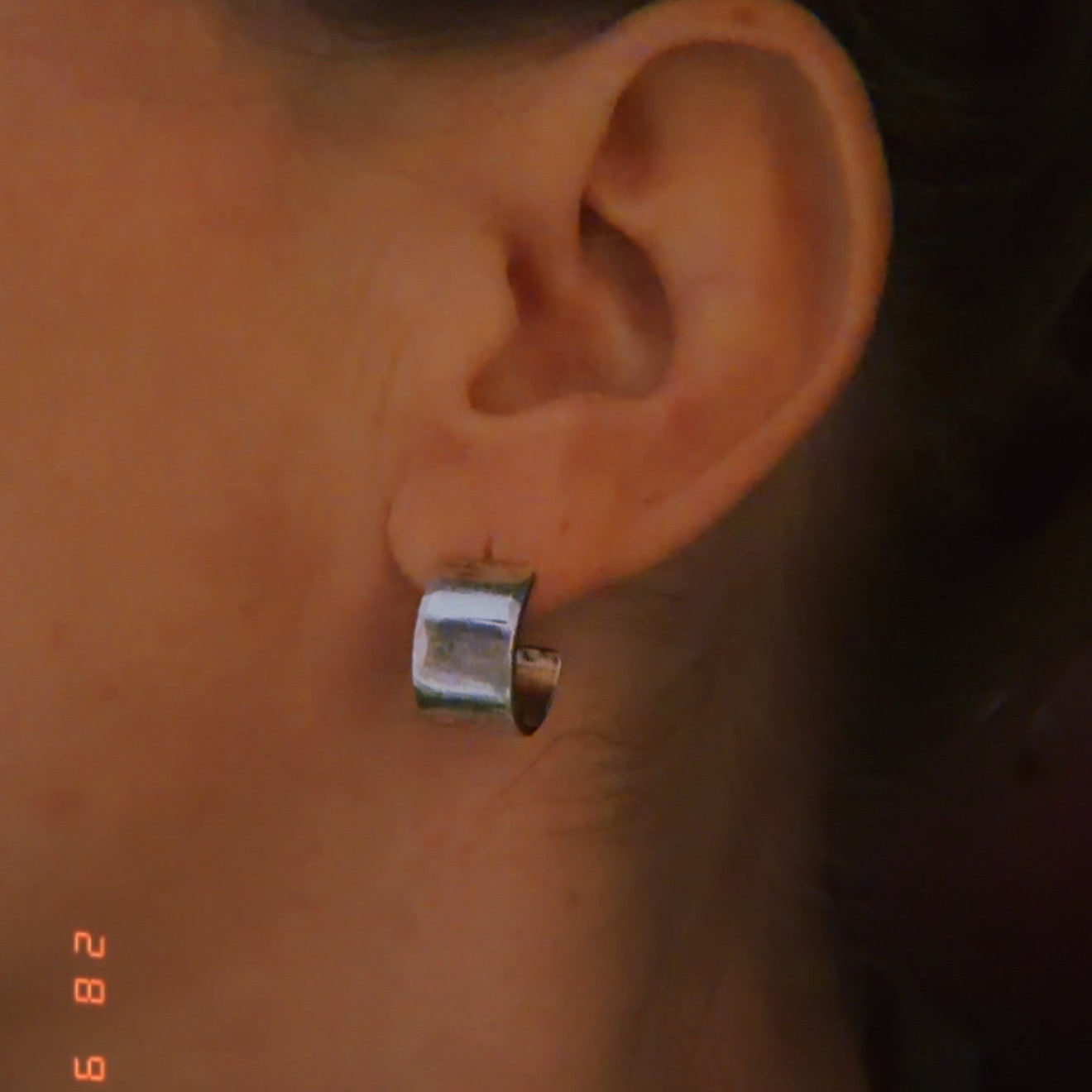 Orecchini fascia larga