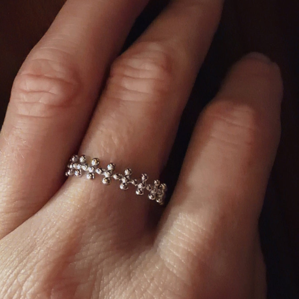 Anello doppio pallino