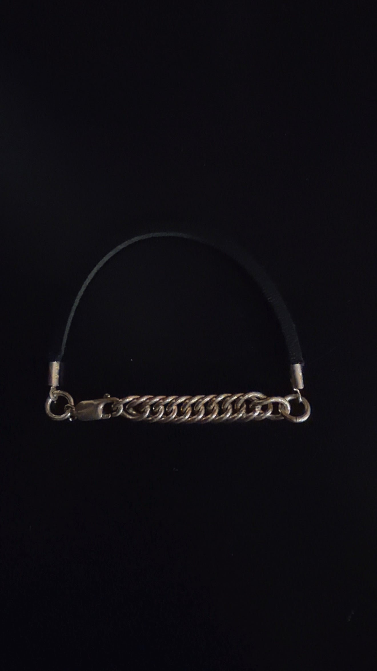 Bracciale Pelle Groumette