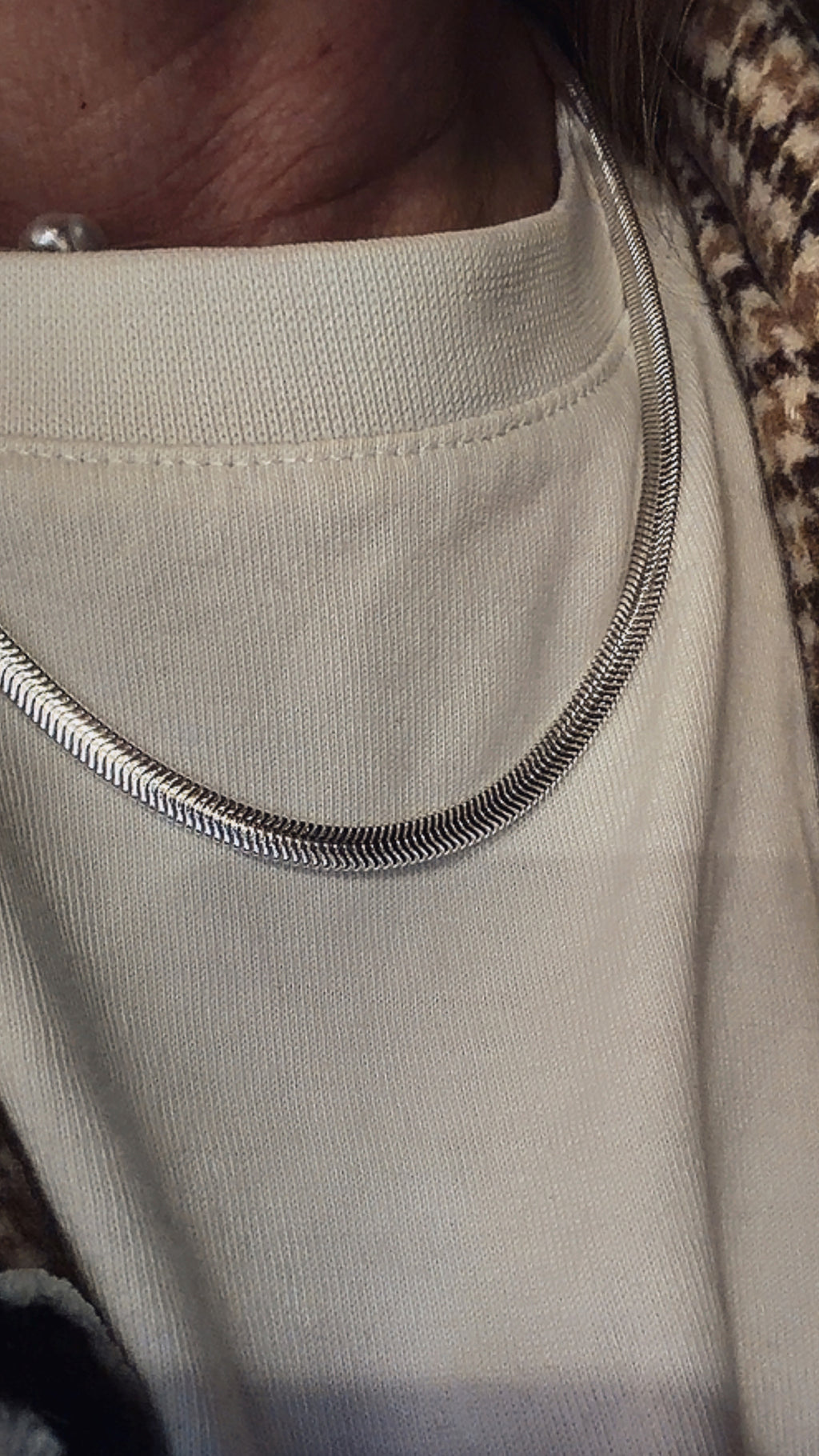 Collana Snake bombata - LAB.0.925