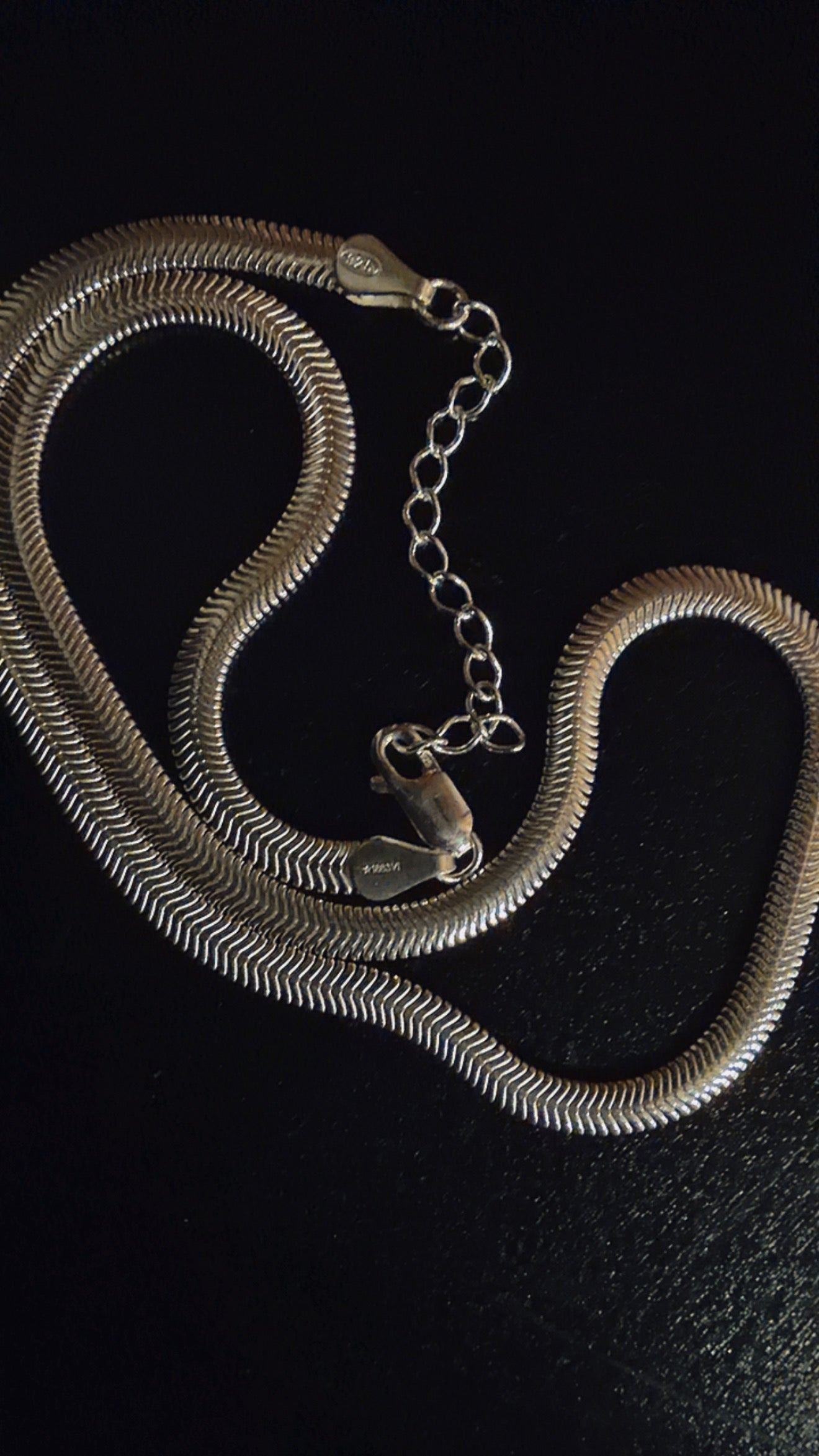 Collana Snake bombata - LAB.0.925