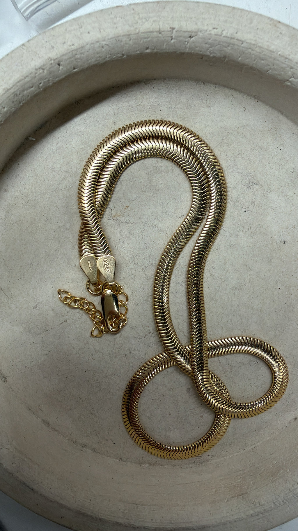 Collana Snake bombata - LAB.0.925