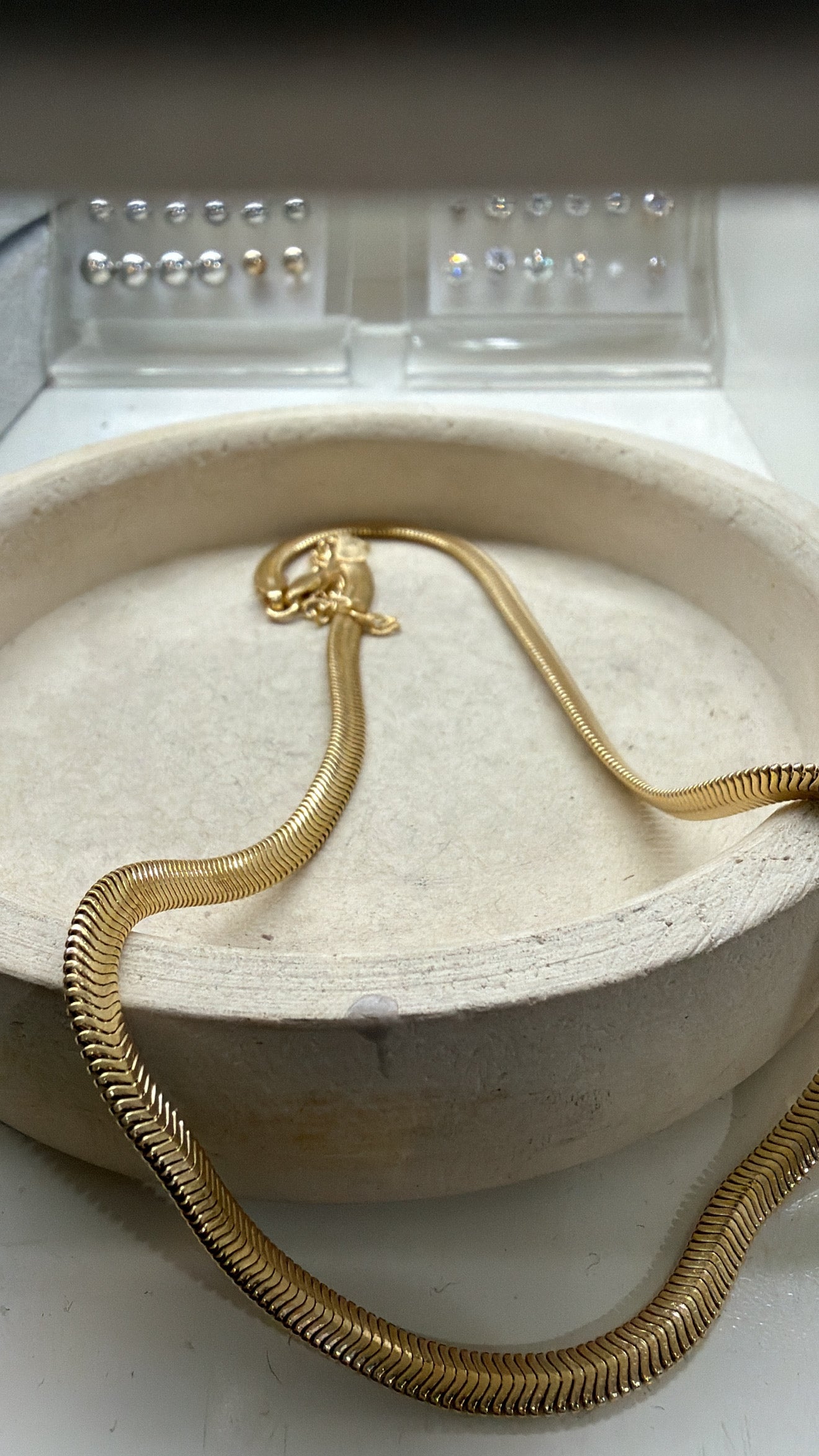 Collana Snake bombata - LAB.0.925