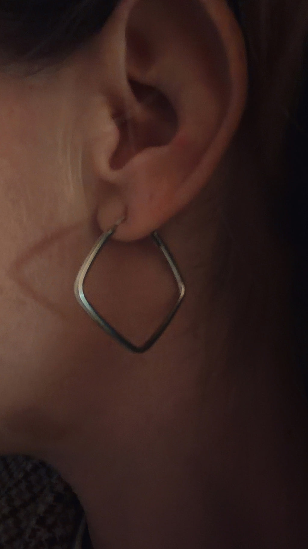 Orecchini Geom Rombo