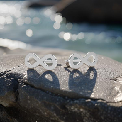 Boucles d'oreilles infini