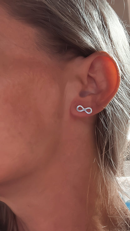 Boucles d'oreilles infini