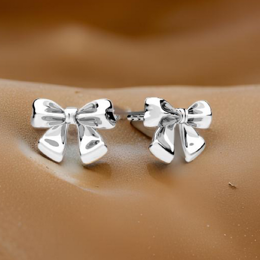 Smooth Bow Earrings