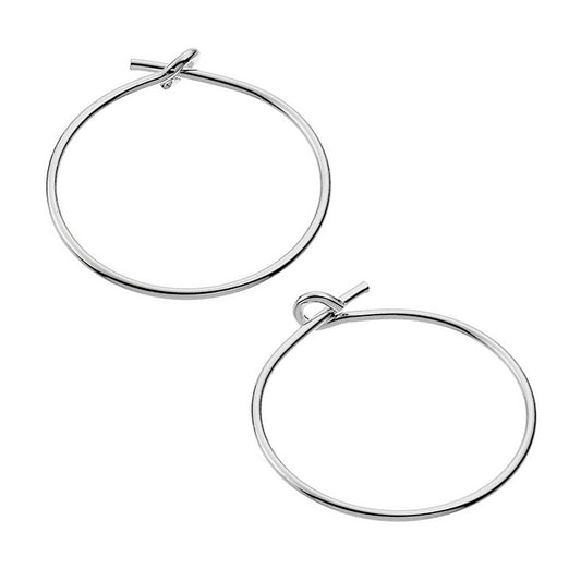 Boucles d'oreilles cercle 18