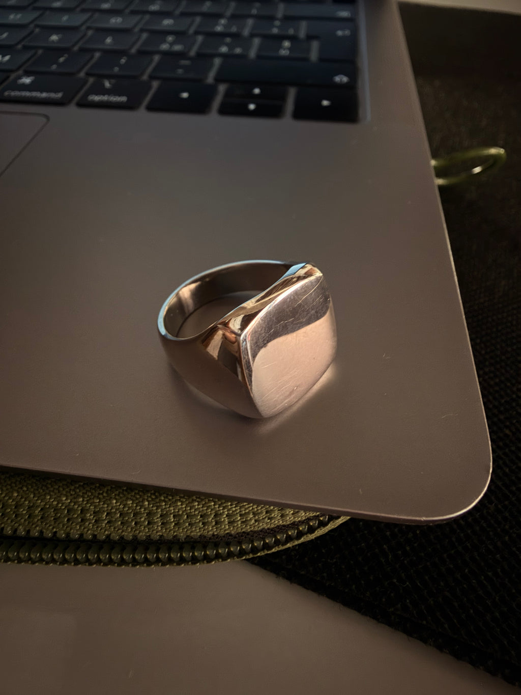 Anello Chevalier Quadrato - LAB.0.925