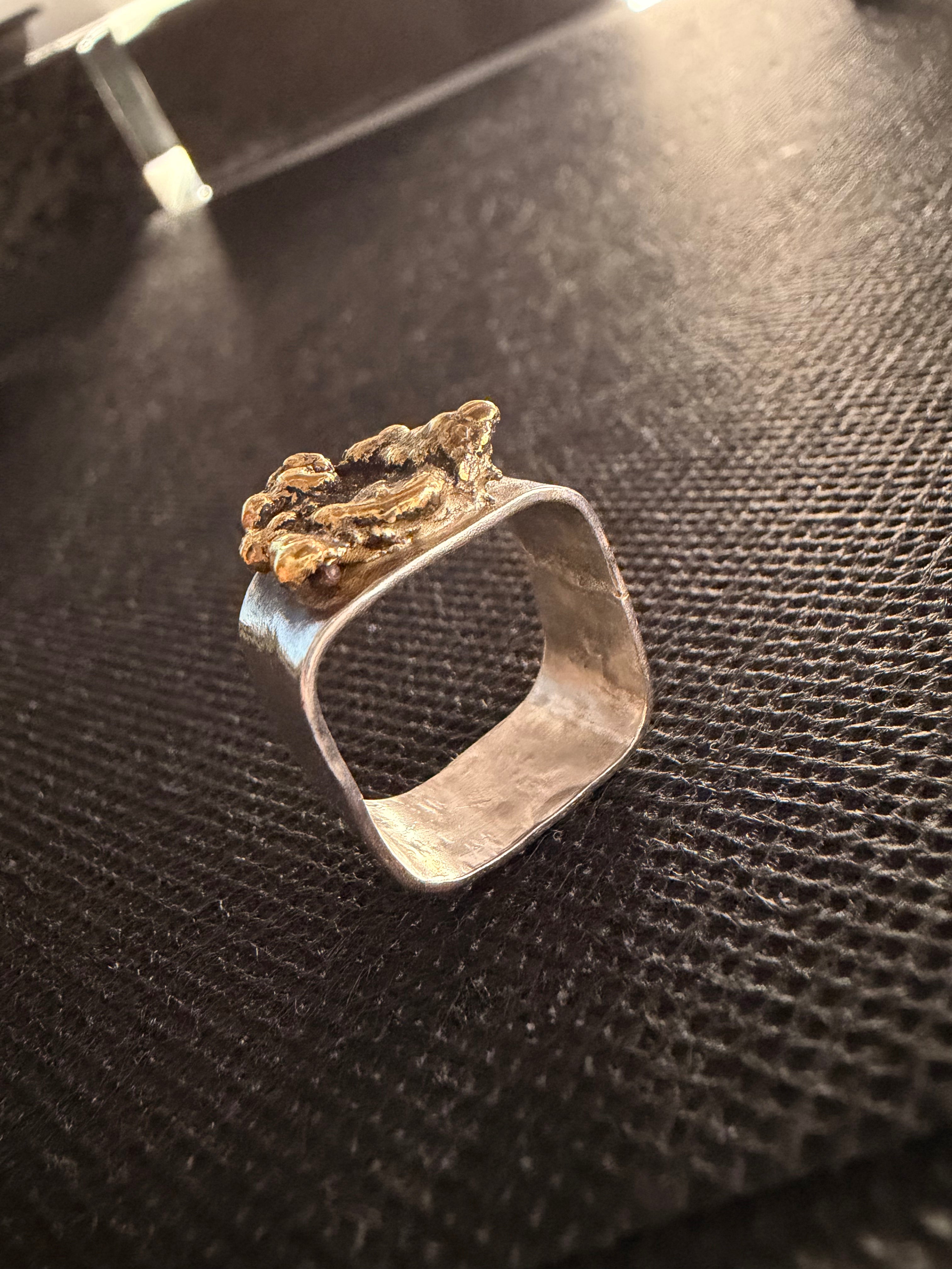 Anello Pepita d’Ottone - LAB.0.925