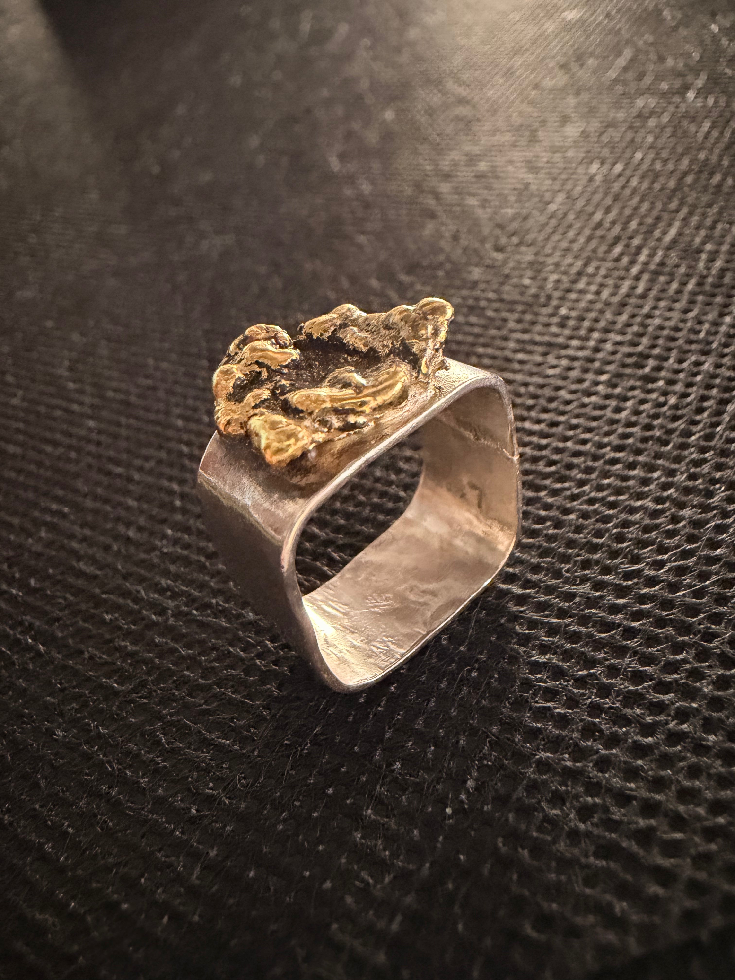 Anello Pepita d’Ottone - LAB.0.925