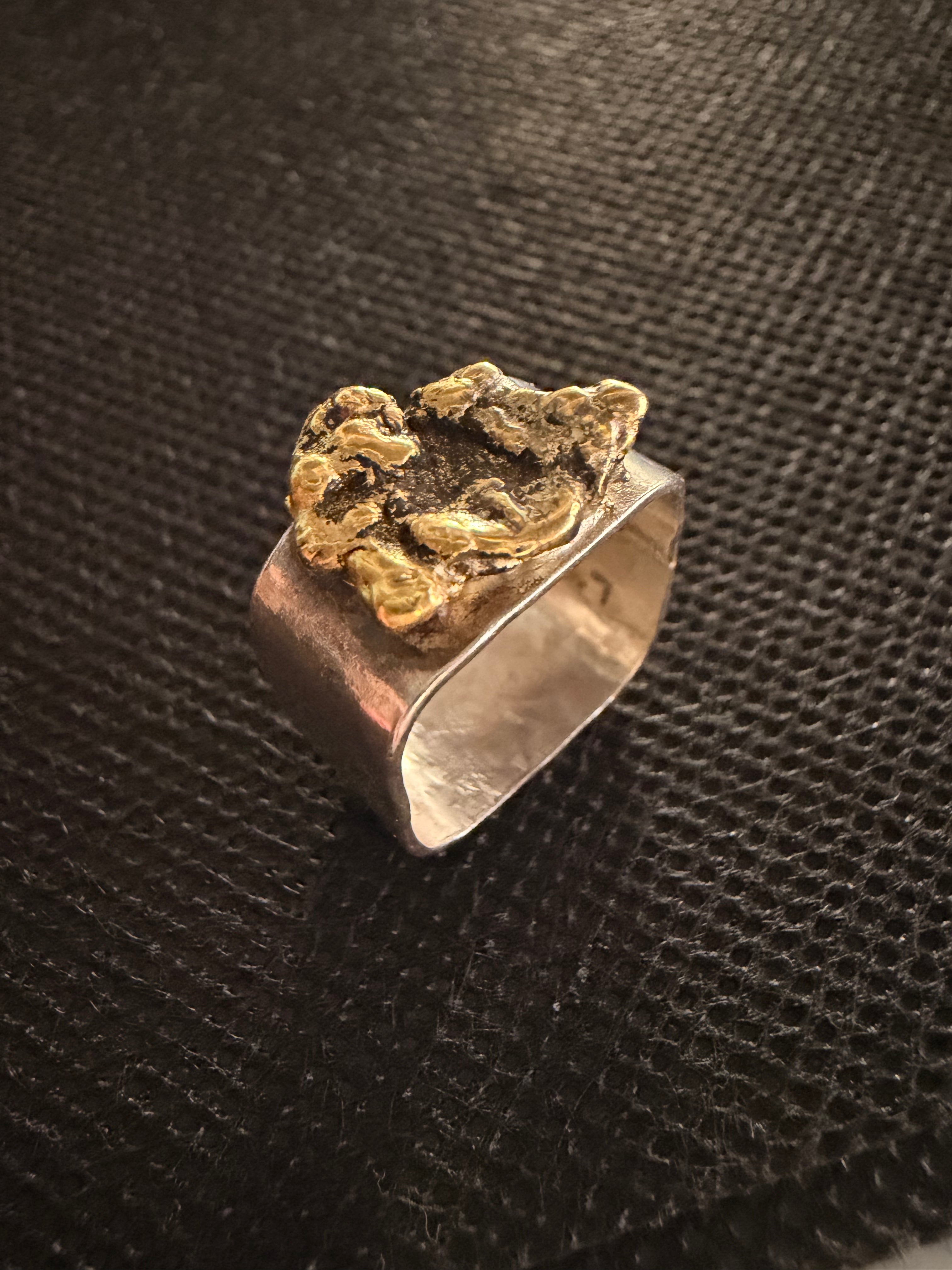 Anello Pepita d’Ottone - LAB.0.925