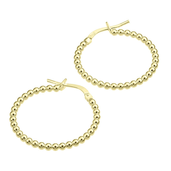 Hoop Earrings with Dots