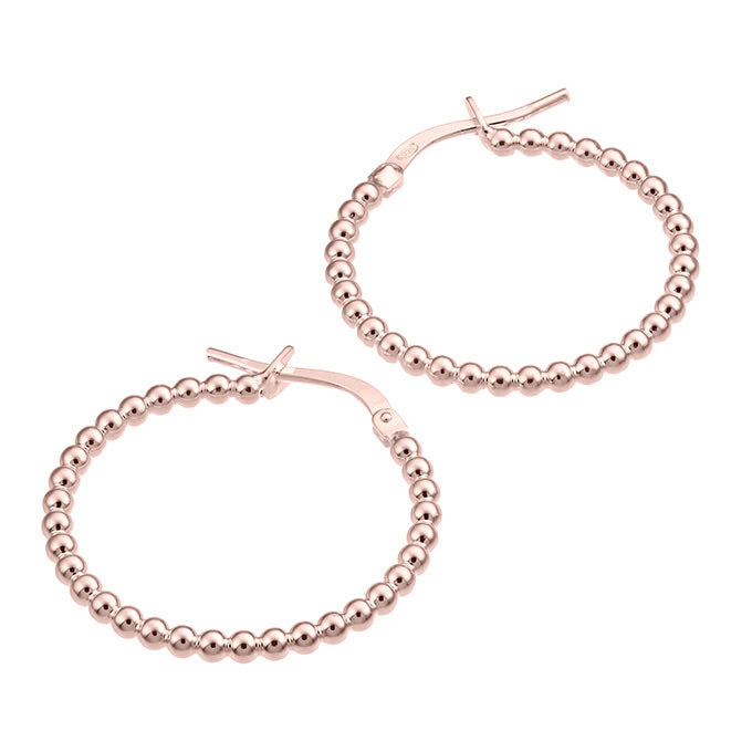 Hoop Earrings with Dots