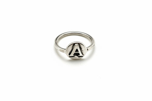 Anello Medaglia Iniziale - LAB.0.925