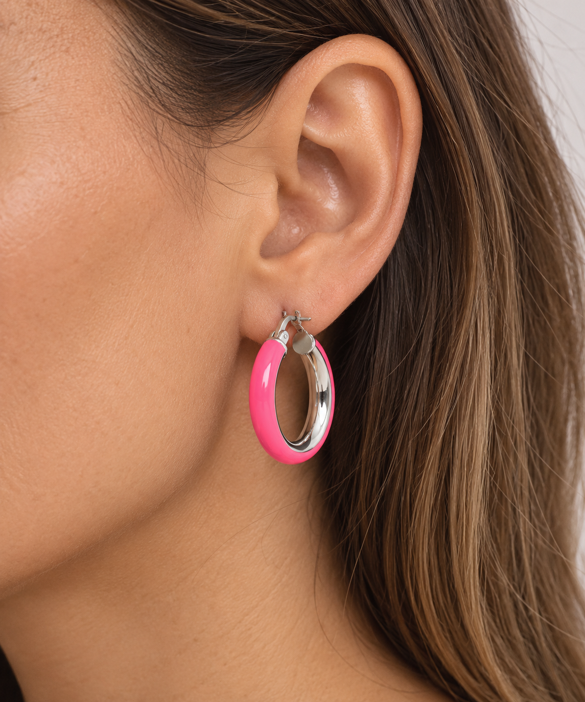 Fluorescent earrings
