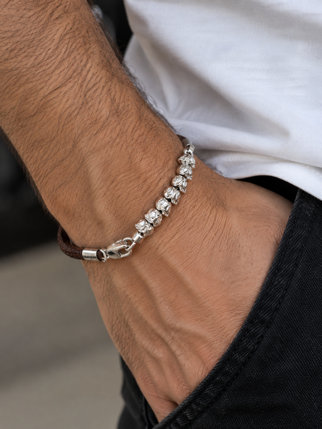 Bracciale Teste di Teschio