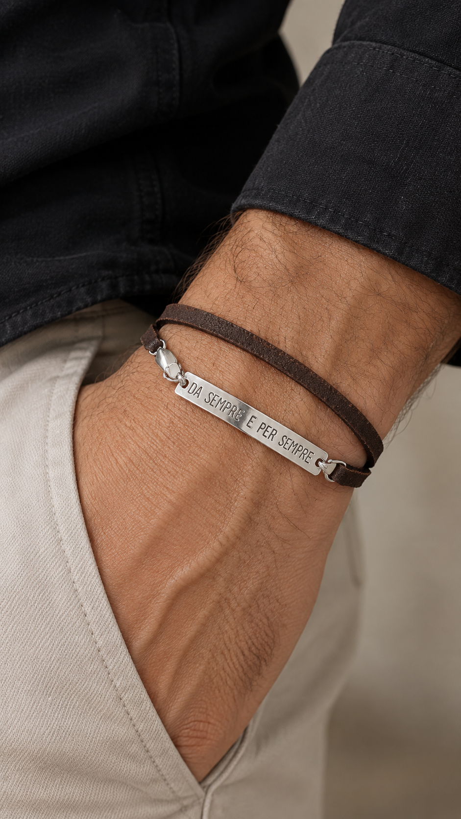 Bracciale Cuoio