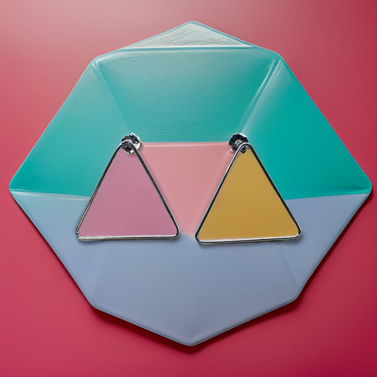 Up Triangle Earrings