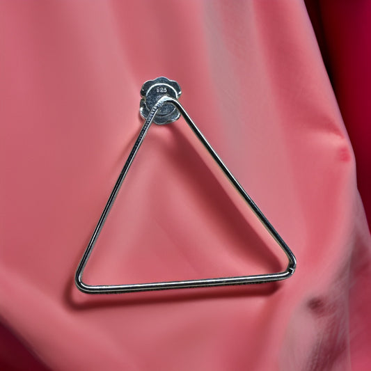 Boucles d'oreilles triangle vers le haut