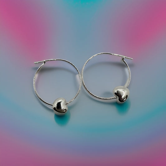 Boucles d'oreilles d'amour